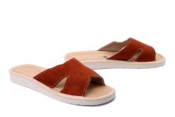METEOR 118 Boho rudy, kapcie damskie. Brązowe kapcie damskie Meteor. Za 44.99 zł.