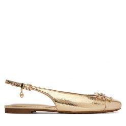 Baleriny MICHAEL Michael Kors. Żółte baleriny damskie MICHAEL Michael Kors, bez wzorów, bez obcasa. Za 569.99 zł.