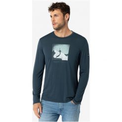 Koszulka z długim rękawem męska SUPER.NATURAL M Almost Done LS. Niebieskie koszulki męskie z długim rękawem Super.natural, m, z materiału. Za 349.99 zł.