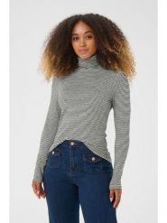 Cream Koszulka w kolorze antracytowo-białym rozmiar: XXL. Czarne bluzki damskie Cream, xxl, bez wzorów, bez kołnierzyka, bez ramiączek. Za 126.75 zł.