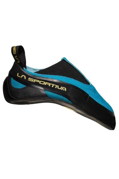 Buty trekkingowe męskie wspinaczkowe Cobra 42. Niebieskie buty trekkingowe męskie La Sportiva, z gumy, bez zapięcia, na fitness i siłownię. Za 499.99 zł.