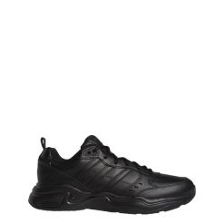 Buty męskie sportowe Adidas STRUTTER. Czarne buty sportowe na co dzień męskie Adidas, z gumy, bez zapięcia, trekkingowe. Za 279.90 zł.