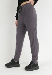 Szare Spodnie Dresowe z Gumką w Pasie Shimbi. Szare spodnie dresowe damskie Born2be, xl, bez wzorów, z dresówki. Za 29.99 zł.