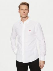 Levi's® Koszula Long Sleeved Shirt 86625-0002 Biały Slim Fit. Białe koszule męskie l, bez wzorów, z bawełny, bez kołnierzyka, bez ramiączek. Za 269.99 zł.