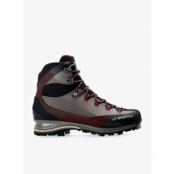 Buty trekkingowe męskie La Sportiva Trango Trk Leather GTX. Szare buty trekkingowe męskie La Sportiva, z materiału, za kostkę, bez zapięcia, trekkingowe. Za 999.99 zł.