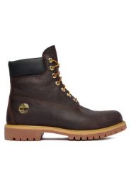 Timberland Trapery Premium 6-Inch Waterproof TB0A2P6WEXU1 Brązowy. Brązowe buty zimowe męskie Timberland, ze skóry, bez zapięcia. Za 929.99 zł.