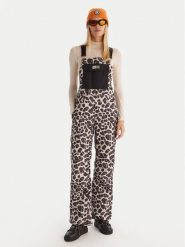 DC Shoes Spodnie narciarskie Valiant BIB ADJTP03030 Beżowy Regular Fit. Brązowe spodnie materiałowe damskie DC Shoes, bez wzorów, z syntetyku, sportowe. Za 1,149.00 zł.