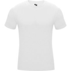 Koszulka z krótkim rękawem Podkoszulek męski Pro Compression. Białe t-shirty sportowe męskie BADGER SPORT, l, bez ramiączek. Za 194.95 zł.