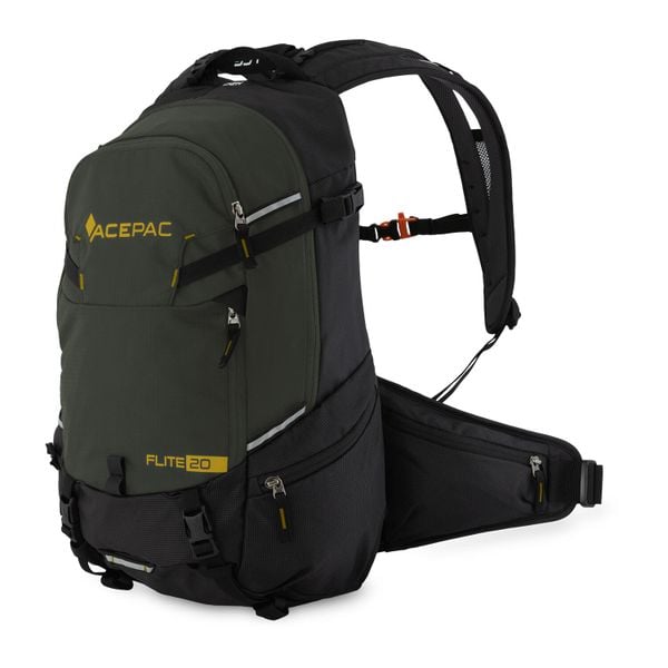 Plecak rowerowy turystyczny Acepac FLITE 20. Szare plecaki damskie ACEPAC, bez wzorów. W wyprzedaży za 500.70 zł.