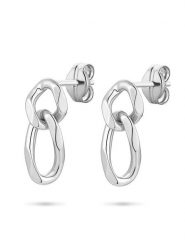 Eclat d'Argent Srebrne kolczyki-wkrętki rozmiar: onesize. Szare kolczyki damskie Eclat d'Argent, srebrne. Za 187.52 zł.