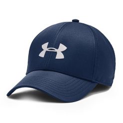 Czapka z daszkiem Under Armour Storm Blitzing. Niebieskie czapki męskie Under Armour, na zimę, bez wzorów. Za 84.99 zł.