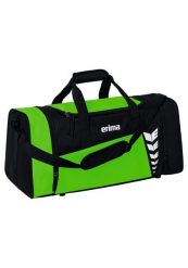 Torba sportowa Erima Six Wings. Czarne torby męskie na ramię Erima, bez wzorów, z poliesteru, na ramię. Za 119.99 zł.