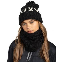Czapka z mankietem dla Kobiety TONIC Czarny. Czarne czapki zimowe damskie Roxy, z materiału. Za 199.00 zł.