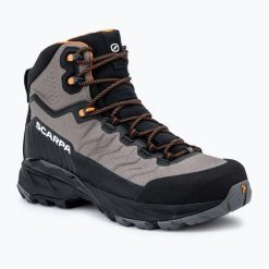 Buty trekkingowe męskie SCARPA Rush TRK LT GTX. Szare buty trekkingowe męskie Scarpa, z gore-texu, przed kolano, bez zapięcia, trekkingowe, gore-tex. Za 829.99 zł.