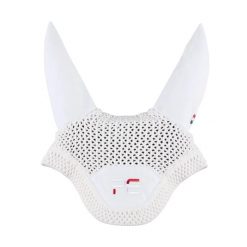 Krótka czapka dla konia Premier Equine Sport. Białe czapki męskie PREMIER EQUINE, bez wzorów, ze splotem, eleganckie. Za 223.50 zł.