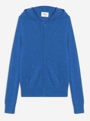 AUTHENTIC CASHMERE Kaszmirowy kardigan "Colombis" w kolorze niebieskim rozmiar: L. Niebieskie kardigany damskie AUTHENTIC CASHMERE, l, bez wzorów, z kaszmiru. Za 375.08 zł.