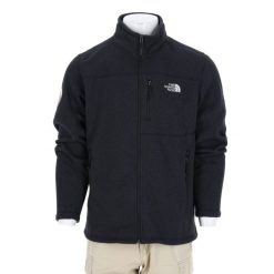 Second life - Kurtka polarowa męska The North Face czarna - Jak nowy. Czarne kurtki męskie The North Face, l, bez wzorów, z materiału, sportowe, bez kaptura. Za 170.36 zł.