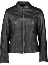 7eleven Skórzana kurtka "Susa" w kolorze czarnym rozmiar: 44. Czarne kurtki damskie 7eleven, bez wzorów, z materiału, bez kaptura. Za 434.99 zł.