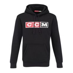 Bluza z kapturem Heritage 3 Block - Dorośli - Czarna. Czarne bluzy sportowe damskie CCM, s, bez wzorów, z bawełny, bez ramiączek, z kapturem. Za 422.00 zł.