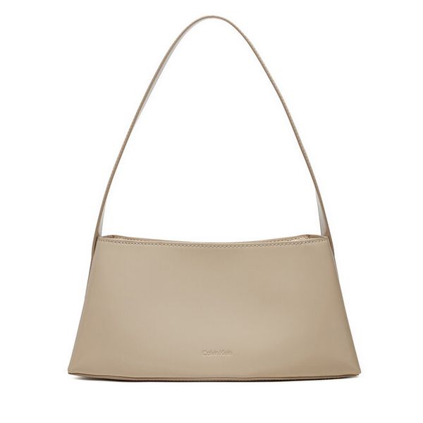 Torebka Calvin Klein. Brązowe torebki klasyczne damskie CALVIN KLEIN, bez wzorów, bez dodatków. Za 399.99 zł.