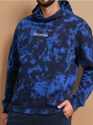 Bluza hoodie z napisem - wielobarwny. Bluzy bez kaptura męskie Sinsay, l. W wyprzedaży za 33.99 zł.