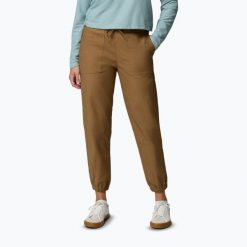 Spodnie trekkingowe damskie Columbia ROC Ripstop Jogger. Brązowe spodnie dresowe damskie Columbia, na lato, bez wzorów. Za 229.99 zł.