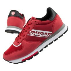 Buty Ducati M DS410-09 czerwone. Czerwone buty sportowe na co dzień męskie z gumy, bez zapięcia, na fitness i siłownię. Za 310.47 zł.