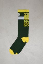 Green Bay Packers - OOSC x NFL Skarpety narciarskie / snowboardowe. Żółte skarpetki damskie OOSC, bez wzorów, z elastanu. Za 132.99 zł.