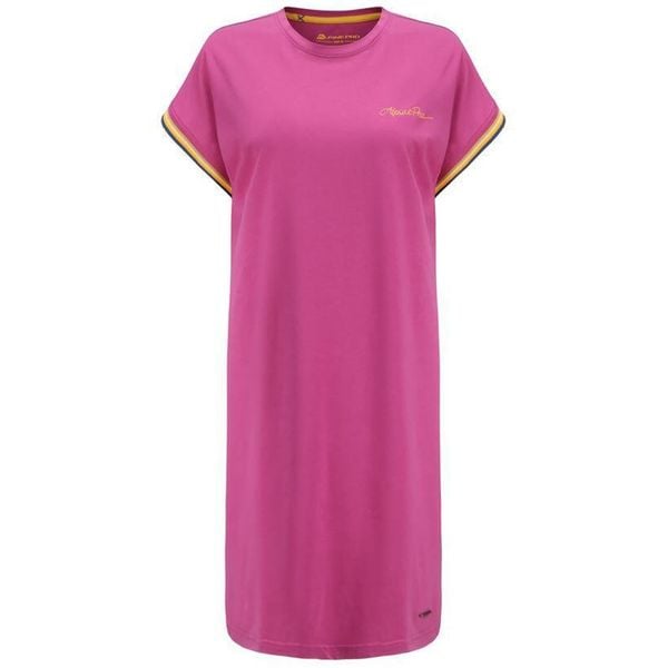 ALPINE PRO Manora damska sukienka dzianinowa XS. Fioletowe sukienki damskie Alpine Pro, na lato, xs, bez wzorów, z dzianiny, sportowe, bez kołnierzyka, bez ramiączek, sportowe. Za 144.99 zł.
