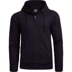 Bluza męska BLM601 - czarny - Outhorn. Czarne bluzy z kapturem męskie Outhorn, na lato, m, z materiału. W wyprzedaży za 49.99 zł.