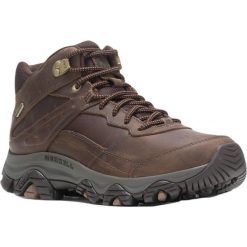 Buty Trekkingowe Męskie Merrell Moab Adventure 3 Mid Waterproof. Czarne buty trekkingowe męskie MERRELL, bez zapięcia, trekkingowe. Za 429.00 zł.