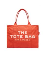 Marc Jacobs Torebka The Canvas Large Tote Bag M0016156 Pomarańczowy. Brązowe torebki klasyczne damskie MARC JACOBS, bez wzorów, z materiału, bez dodatków. Za 1,219.00 zł.