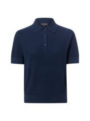 Franco Callegari koszulka polo z dzianiny Kobiety Bawełna niebieski, S. Niebieskie bluzki sportowe damskie Franco Callegari, s, z bawełny, bez kołnierzyka, bez ramiączek. Za 199.95 zł.