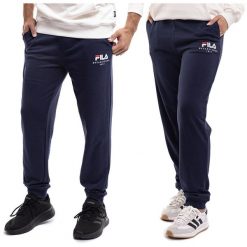 Spodnie Dresowe Unisex Fila Sportowe Dresy Treningowe Bawełniane. Niebieskie spodnie sportowe damskie Fila, m, z bawełny. Za 184.00 zł.