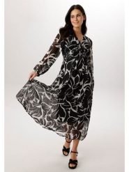 Aniston Sukienka w kolorze czarno-białym rozmiar: 38. Czarne sukienki damskie Aniston, na co dzień, bez wzorów, bez kołnierzyka, bez ramiączek, maxi, proste. Za 252.99 zł.