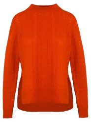 Malo Optimum Sweter w kolorze ceglanym rozmiar: M. Czerwone golfy damskie Malo Optimum, m, bez wzorów, z kaszmiru, bez ramiączek. Za 405.61 zł.