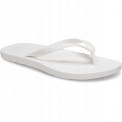 Japonki Dla Dorosłych Crocs Flip 210089. Białe klapki i japonki męskie Crocs, z materiału. Za 119.99 zł.