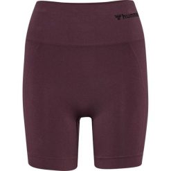 Szorty damskie Hummel TIF. Brązowe spodenki sportowe damskie HUMMEL, na fitness i siłownię. Za 155.50 zł.