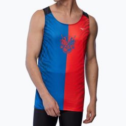 Koszulka do biegania męska Mizuno DryAeroFlow Graphic Tank. T-shirty sportowe męskie Mizuno, m, z materiału, bez ramiączek, do biegania. Za 139.99 zł.