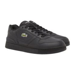 Tenisówki Lacoste Model T-clip Set Kolor Czarny. Czarne trampki i tenisówki męskie Lacoste, bez wzorów, z materiału, bez zapięcia. Za 579.65 zł.