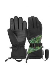 Reusch Rękawiczki funkcyjne "Demi" w kolorze czarno-zielonym rozmiar: 6,5. Czarne rękawiczki damskie REUSCH, bez wzorów, ze skóry. Za 151.90 zł.