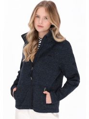Schmuddelwedda Kurtka polarowa w kolorze granatowym rozmiar: XS. Niebieskie kurtki damskie Schmuddelwedda, xs, bez wzorów, z polaru, bez kaptura. Za 208.99 zł.