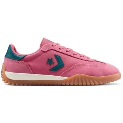 Buty sportowe Converse Run Star Trainer Suede. Czerwone buty sportowe na co dzień męskie Converse, z zamszu, bez zapięcia, na fitness i siłownię. Za 490.00 zł.