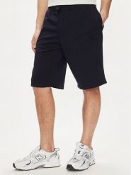 Guess Szorty materiałowe Clovis M4GD10 KBK32 Granatowy Loose Fit. Niebieskie szorty męskie Guess, z aplikacjami, z materiału. Za 149.99 zł.