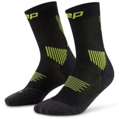 Męskie krótkie skarpety kompresyjne sportowe Core Run do połowy łydki CEP. Niebieskie skarpetki męskie CEP, bez wzorów, z elastanu. Za 79.00 zł.