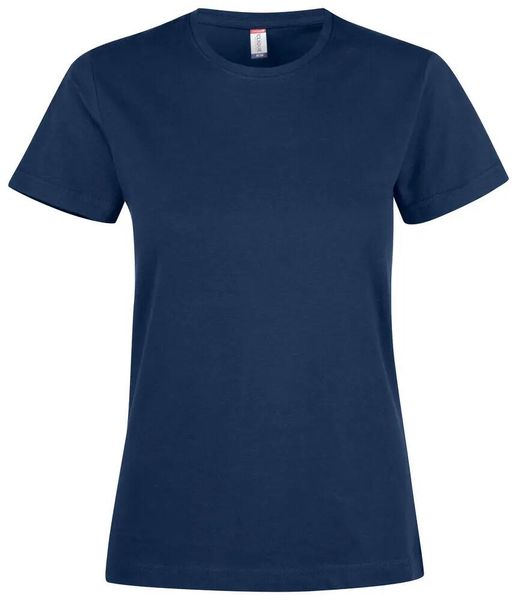 Clique Premium Fashion-T Women T-shirt premium 100% bawełna. Niebieskie t-shirty damskie CLIQUE, l, bez wzorów, z bawełny, bez kołnierzyka. Za 118.39 zł.