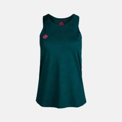 Techniczny top GENOVA, oddychający i szybkoschnący. Zielone topy damskie IZAS, l, bez wzorów, bez kołnierzyka. Za 160.83 zł.