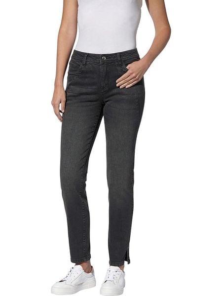 Heine Dżinsy - Slim fit - w kolorze czarnym rozmiar: W38. Czarne jeansy damskie Heine. Za 73.93 zł.