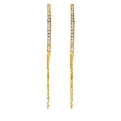 Kolczyki Elisabetta Franchi. Żółte kolczyki damskie Elisabetta Franchi, złote. Za 699.99 zł.