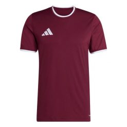 Koszulka męska adidas Entrada Jersey. Białe t-shirty sportowe męskie Adidas, m, z jersey, bez ramiączek, do piłki nożnej, climacool (adidas). Za 60.99 zł.